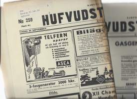 Hufvudstadsbladet 26 ja 27.  1939   sanomalehti yht 2 kpl