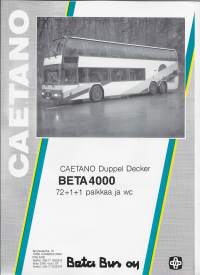 Caetano Duppel Decker Beta 4000   linja-auto- tuote-esite