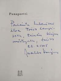 Punaportti (signeerattu, tekijän omiste)