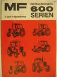 Massey-Ferguson 600 serien 2- och 4-hjulsdrivna instruktionsbok på svenska