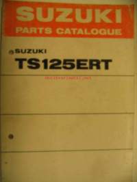 Suzuki TS125ERT parts catalogue varaosaluettelo