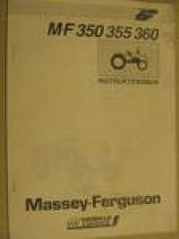 Massey Ferguson 350 355 360 Instruktionsbok