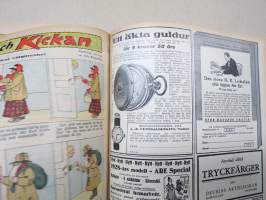 Allt för Alla 1928 årgång I-III -vuosikerta ruotsalainen populäärilehti, ollut ilmestyessään myynnissä myös Suomessa
