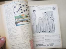 Allt för Alla 1929 årgång I-III -vuosikerta ruotsalainen populäärilehti, ollut ilmestyessään myynnissä myös Suomessa
