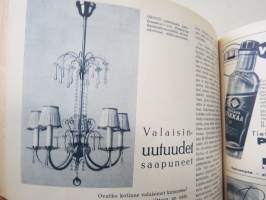 Kotiliesi 1937 vuosikerta -kotien yleisaikakauslehti, kansikuvitukset Martta Wendelin