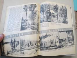 Kotiliesi 1937 vuosikerta -kotien yleisaikakauslehti, kansikuvitukset Martta Wendelin