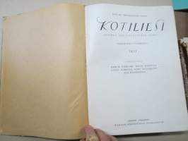 Kotiliesi 1933 vuosikerta -kotien yleisaikakauslehti, kansikuvitukset Rudolf Koivu