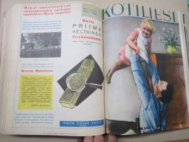 Kotiliesi 1933 vuosikerta -kotien yleisaikakauslehti, kansikuvitukset Rudolf Koivu