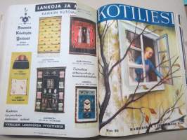 Kotiliesi 1933 vuosikerta -kotien yleisaikakauslehti, kansikuvitukset Rudolf Koivu