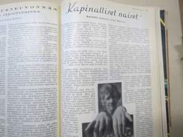 Kotiliesi 1933 vuosikerta -kotien yleisaikakauslehti, kansikuvitukset Rudolf Koivu