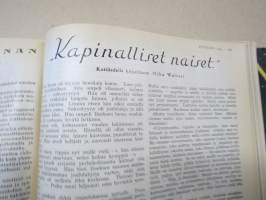 Kotiliesi 1933 vuosikerta -kotien yleisaikakauslehti, kansikuvitukset Rudolf Koivu