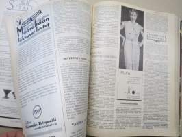 Kotiliesi 1933 vuosikerta -kotien yleisaikakauslehti, kansikuvitukset Rudolf Koivu