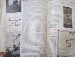 Kotiliesi 1933 vuosikerta -kotien yleisaikakauslehti, kansikuvitukset Rudolf Koivu