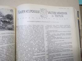 Kotiliesi 1933 vuosikerta -kotien yleisaikakauslehti, kansikuvitukset Rudolf Koivu