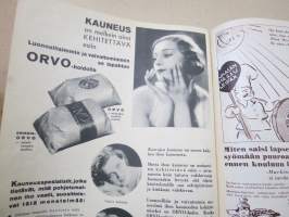 Kotiliesi 1933 vuosikerta -kotien yleisaikakauslehti, kansikuvitukset Rudolf Koivu