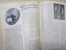 Kotiliesi 1934 vuosikerta -kotien yleisaikakauslehti, kansikuvitukset Rudolf Koivu / Martta Wendelin