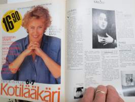 Kotiliesi 1991 nr 11, 7.6.1991, Pastaa, 16 sivua pitsejä, laattoja seinään ja lattiaan, Rauno Meriö, Kauppaneuvos Yrjö Kokko, Sukupolvenvaihdos, Nigel kennedy, ym.