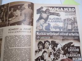 Elokuva-Aitta 1954 nr 18, Judyy Garland, Oprilaisia Tampereelta, The Egyptian - Sinuhe - valmistunut, Aamu Airistolla, Ava Gardner, Helena Kara, Maaria Eira, ym.