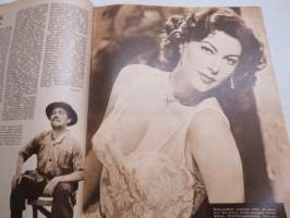 Elokuva-Aitta 1954 nr 18, Judyy Garland, Oprilaisia Tampereelta, The Egyptian - Sinuhe - valmistunut, Aamu Airistolla, Ava Gardner, Helena Kara, Maaria Eira, ym.