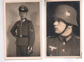 Frinnerungen an meine dienzeit 1936-1937. Saksalaisen varusmiehen valokuvakansio palvelusajaltaan 1936-1937.Valokuva, SS ? Wehrmacht ? Gestapo ?