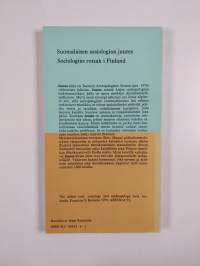 Suomalaisen sosiologian juures [Sociologins rotsak i Finland]