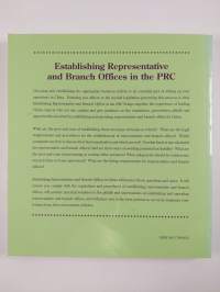 Establishing Representative and Branch Offices in the PRC