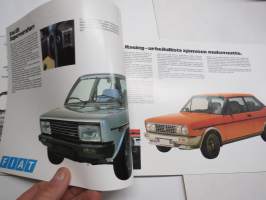 Fiat 131 Mirafiori -myyntiesite / sales brochure