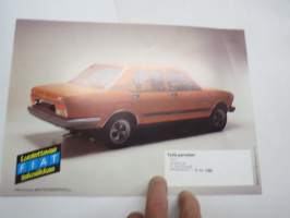 Fiat 132 -myyntiesite / sales brochure