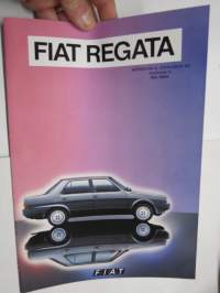 Fiat Regata 1984 -myyntiesite / brochure