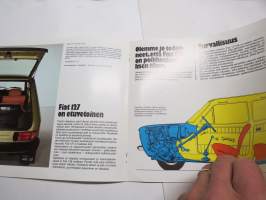 Fiat 127L 1978 -myyntiesite / brochure