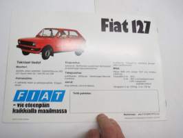 Fiat 127L 1978 -myyntiesite / brochure