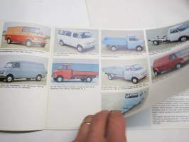 Bedford pakettiautot Blitz 250 - 280 - 340 - 350 -myyntiesite / sales brochure