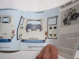 Bedford pakettiautot Blitz 250 - 280 - 340 - 350 -myyntiesite / sales brochure