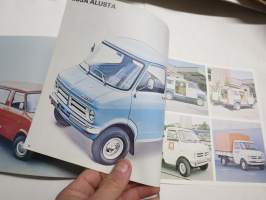 Bedford pakettiautot Blitz 250 - 280 - 340 - 350 -myyntiesite / sales brochure