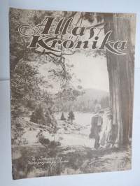 Allas Krönika 1928 nr 40, Kuriosa heminredningar, I kökarklockarens kajuta, Den gamla Akademistaden Åbo, Ryska kyrkan till salu, osv,