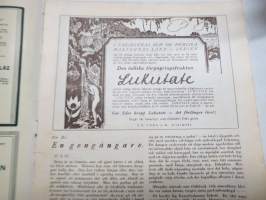 Allas Krönika 1928 nr 19, Christian X, Lukutate, Den danska uttställningen, Bucharas hufvudstad, Pauligs kaffe, osv.