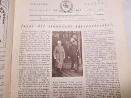 Allas Krönika 1928 nr 19, Christian X, Lukutate, Den danska uttställningen, Bucharas hufvudstad, Pauligs kaffe, osv.