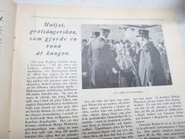 Allas Krönika 1928 nr 23, Om sockrad mandel, Kotka har jubilerat, Nordiska sudentmötet i Stockholm, Oakland, Nyaste Pontic-vagnen, osv.