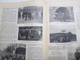 Allas Krönika 1928 nr 23, Om sockrad mandel, Kotka har jubilerat, Nordiska sudentmötet i Stockholm, Oakland, Nyaste Pontic-vagnen, osv.