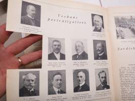 Allas Krönika 1928 nr 23, Om sockrad mandel, Kotka har jubilerat, Nordiska sudentmötet i Stockholm, Oakland, Nyaste Pontic-vagnen, osv.