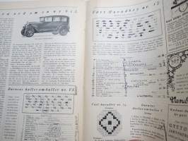 Allas Krönika 1928 nr 23, Om sockrad mandel, Kotka har jubilerat, Nordiska sudentmötet i Stockholm, Oakland, Nyaste Pontic-vagnen, osv.