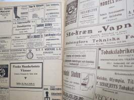 Veckans Krönika 1918 nr 34, Anna Halgelstam, Ett småbruk  från Malaks i Österbotten, De fallna hjältarna Erland Halsas - K.J. Helenelund -  Knut Laag - J.G. Rosenlöw
