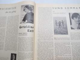 Helsingfors Journalen 1940 nr 7 Månadsrevyn, Tölö Blottar sina härligheter, Muralt i Munksnäs hos Skeppsredare Zachariassen, Fallna för Finland (porträtter), etc.