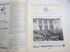 Helsingfors Journalen 1940 nr 7 Månadsrevyn, Tölö Blottar sina härligheter, Muralt i Munksnäs hos Skeppsredare Zachariassen, Fallna för Finland (porträtter), etc.