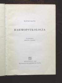 Hahmopsykologia