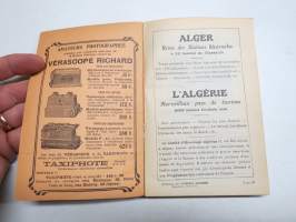 Guides Joanne - Alger et ses environs -matkaopaskirja,  1910