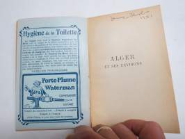 Guides Joanne - Alger et ses environs -matkaopaskirja,  1910