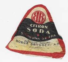 Citron Soda  -   juomaetiketti