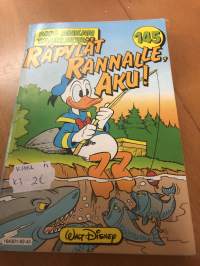 Aku ankan taskukirja 145 ,  räpylät rannalle Aku! , v.1992