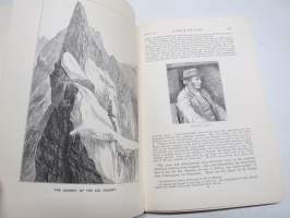 A Guide to Chamonix and the Range of Mont Blanc -matkaopaskirja, 1896